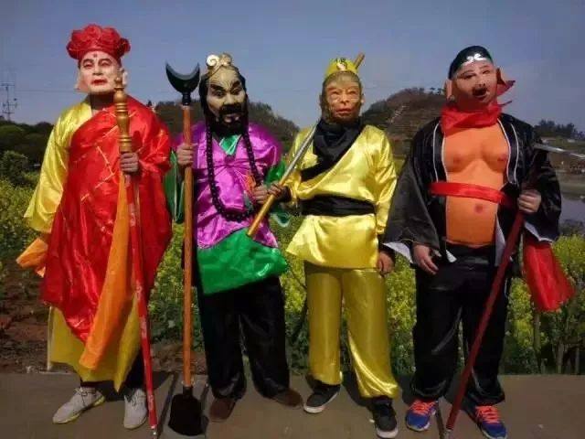 4名小伙扮演西游记师徒火出圈，一场文化与创意的奇妙碰撞