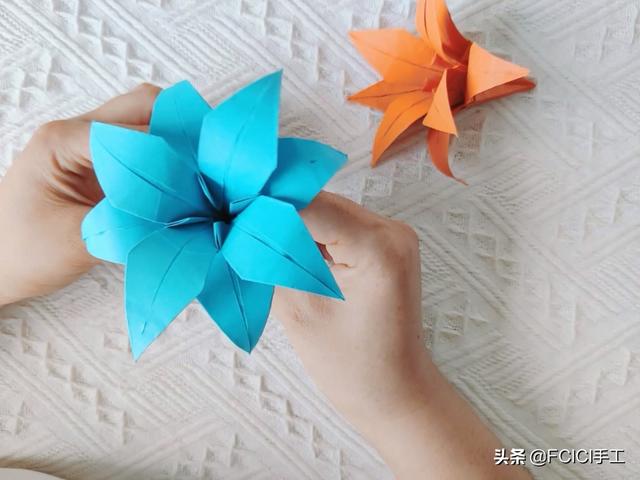 从零开始，365天折纸百合花，一个视频教会你如何把耐心变成艺术